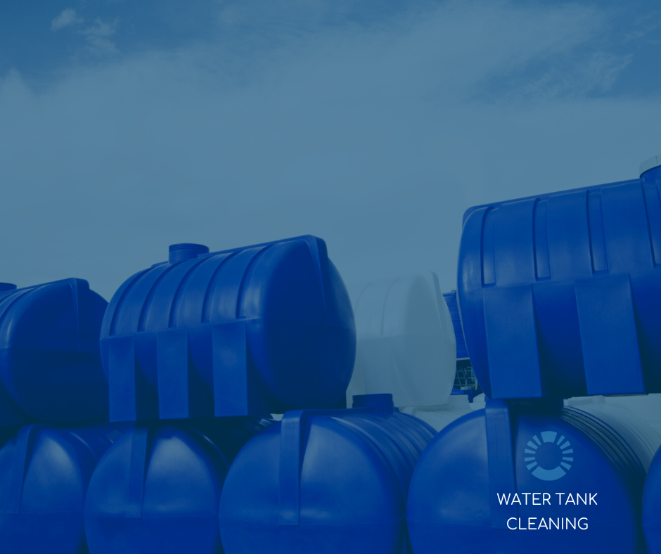 Water tank cleaning