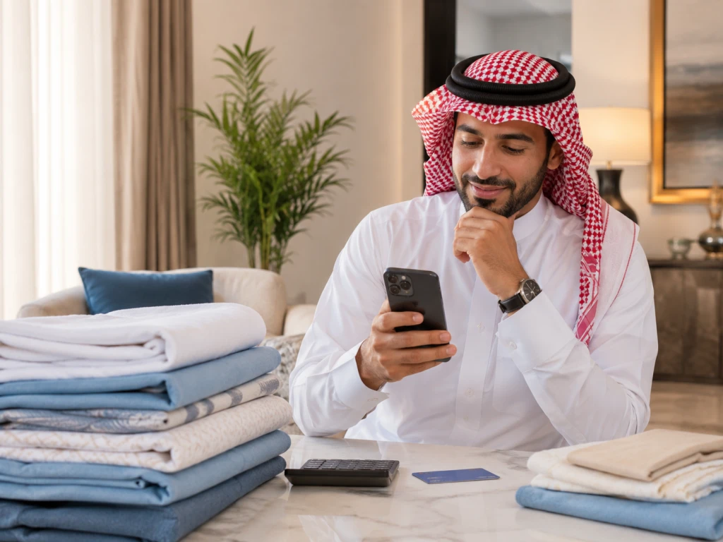 كيف تعرف تكلفة العناية بملابسك ومفروشاتك قبل الطلب؟